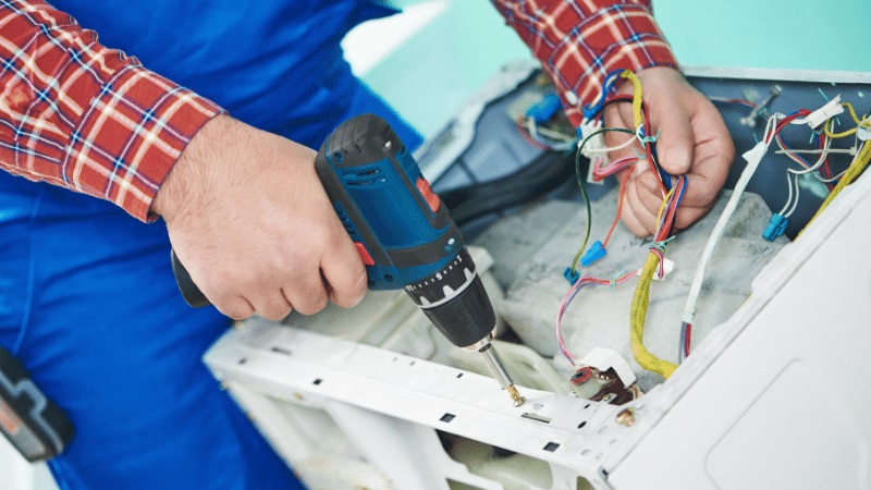 Karaburun Toshiba Toshiba çamaşır makinesi kart tamiri – Su almama arızası orijinal parça ile giderildi. - Teknik servis örneği